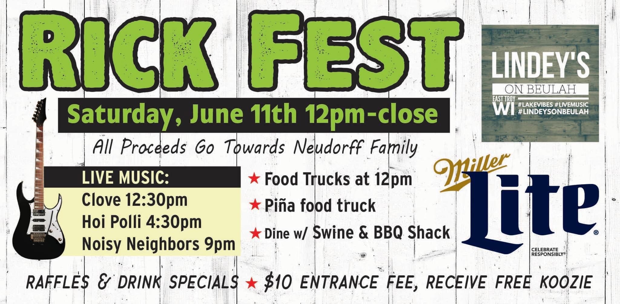 Rick Fest - Neudorff Family Fundraiser