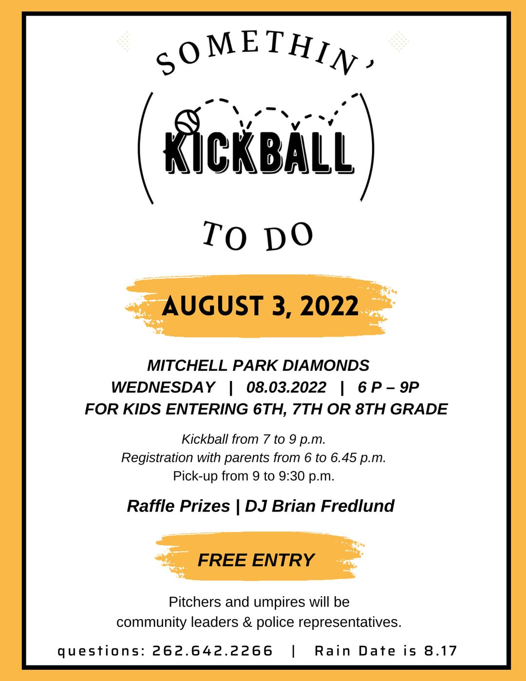 Something to Do Kickball Game