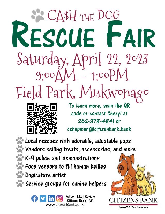 Ca$h the Dog Rescue Fair