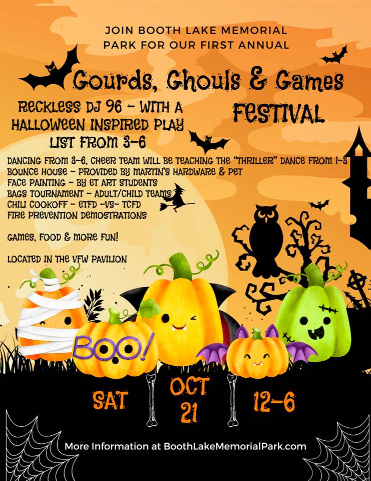 Gourds, Ghouls & Games Festival at Booth Lake