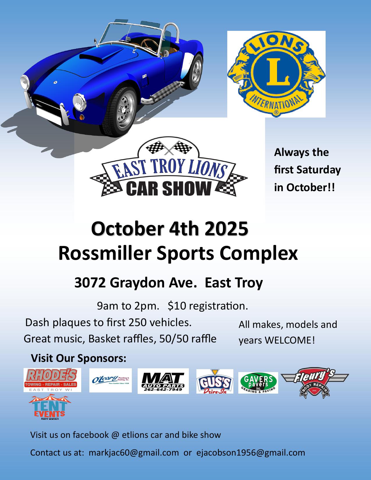 Lions Club Car Show