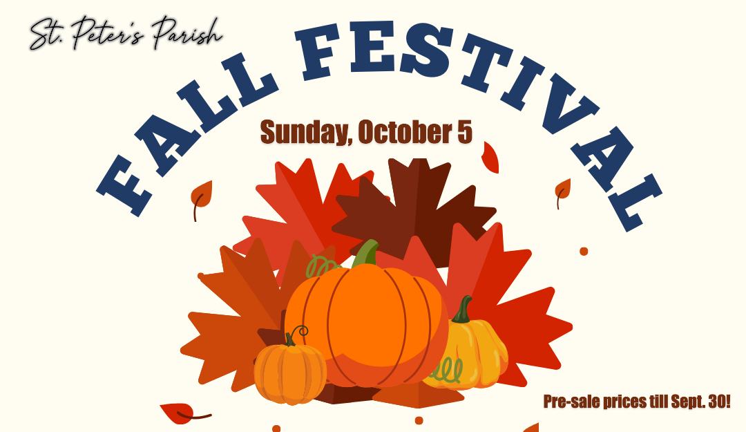 St. Peter’s Fall Festival & Chicken Dinner