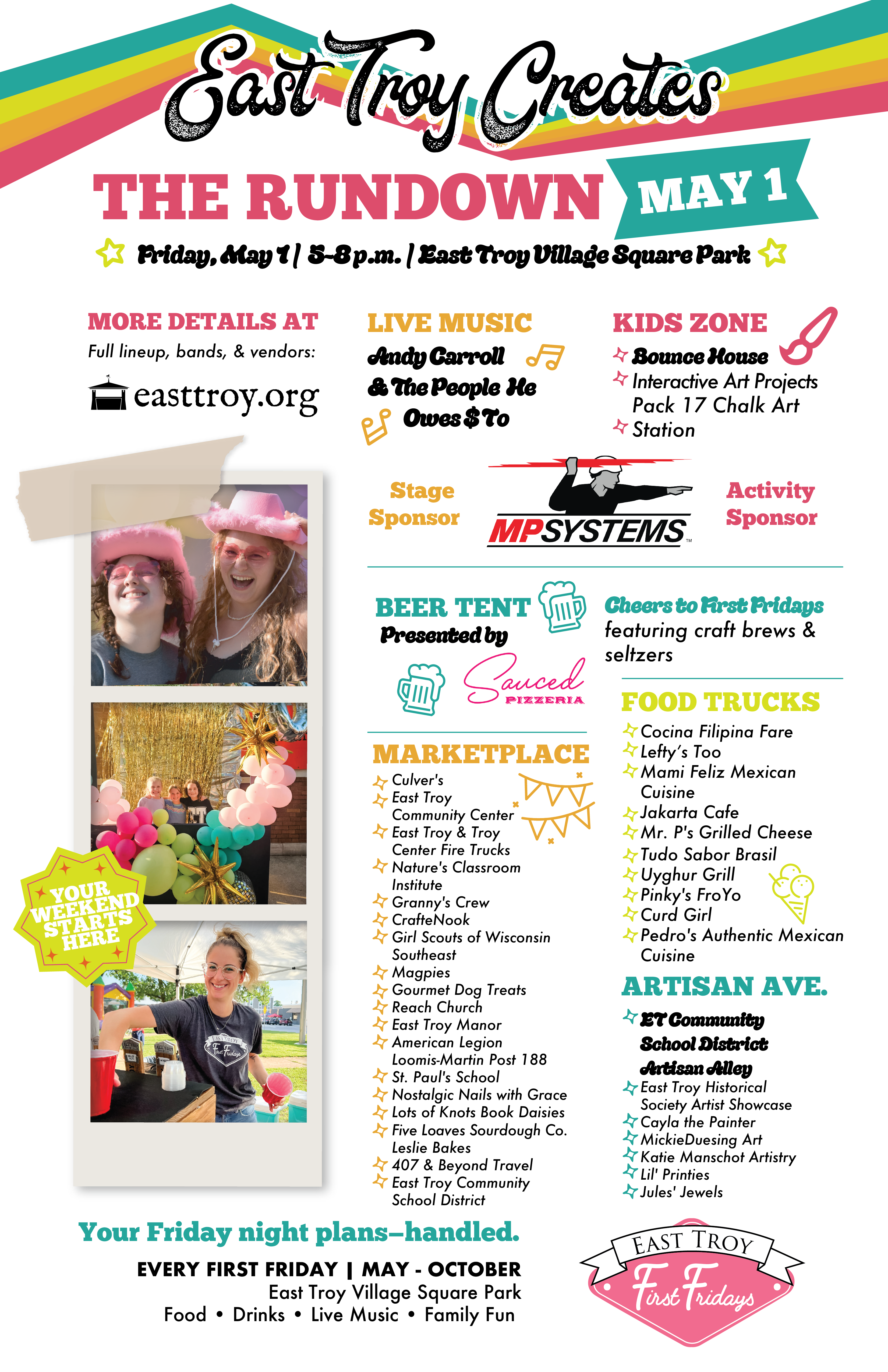 East Troy First Fridays: East Troy Creates