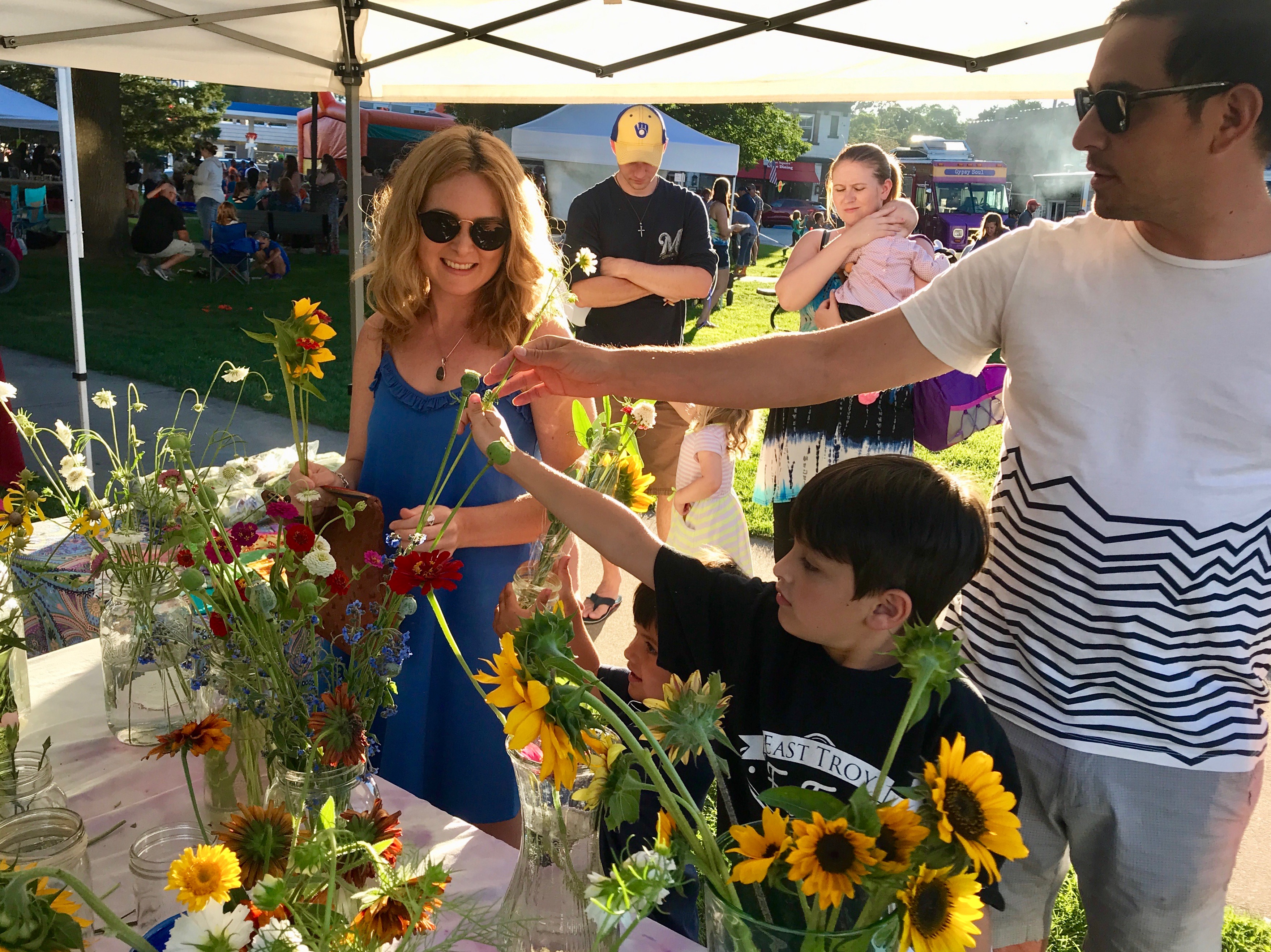 East Troy Farmers Market Flower Day