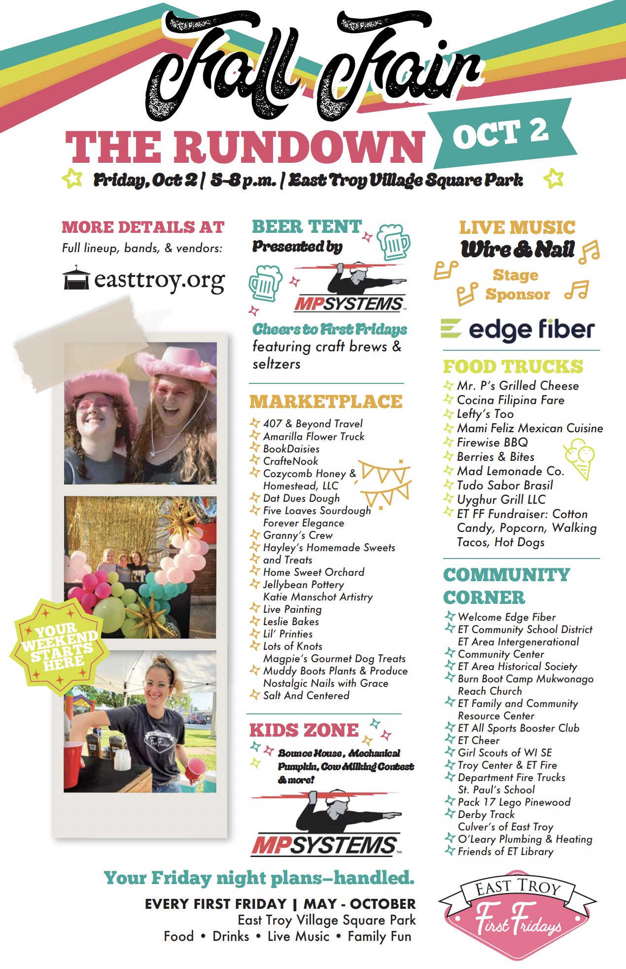East Troy First Fridays: Fall Fair