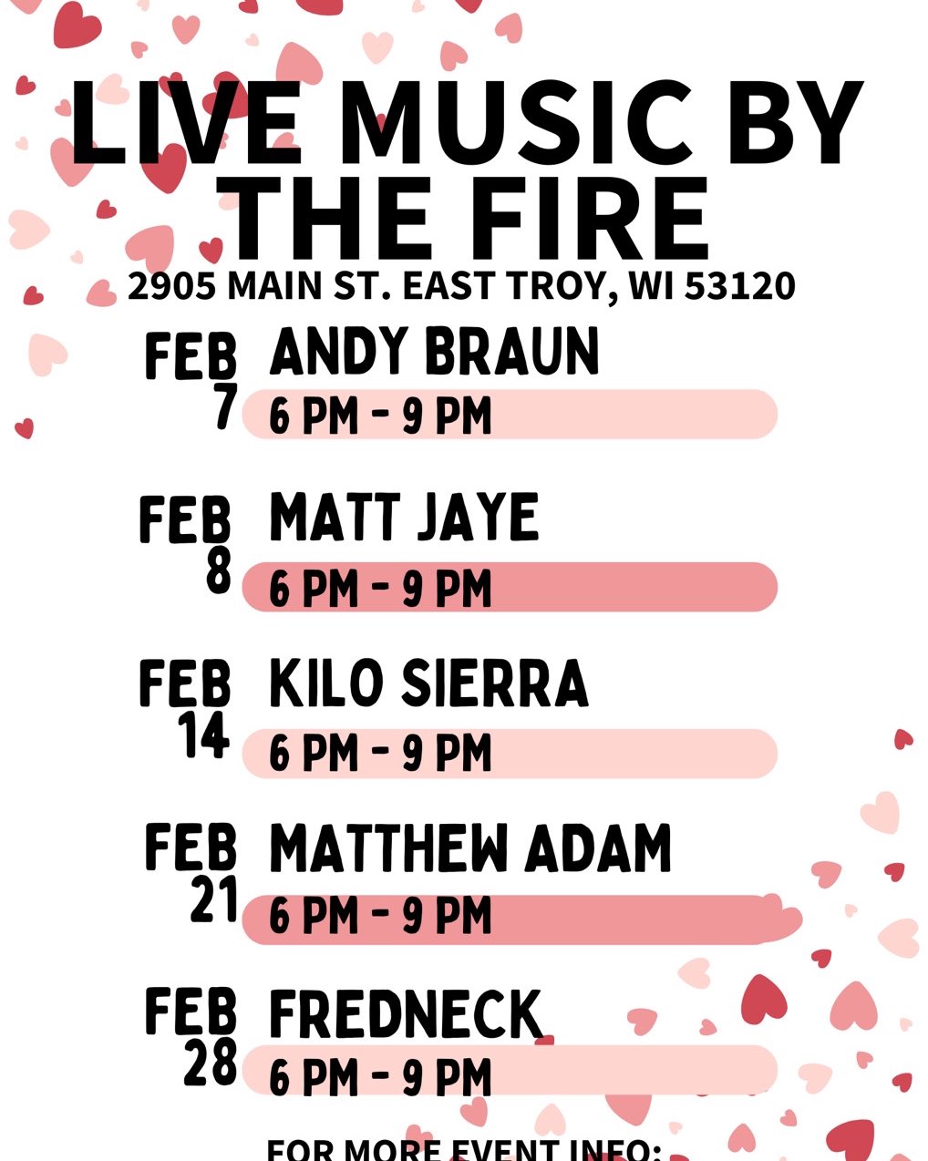 Live Music By The Fire