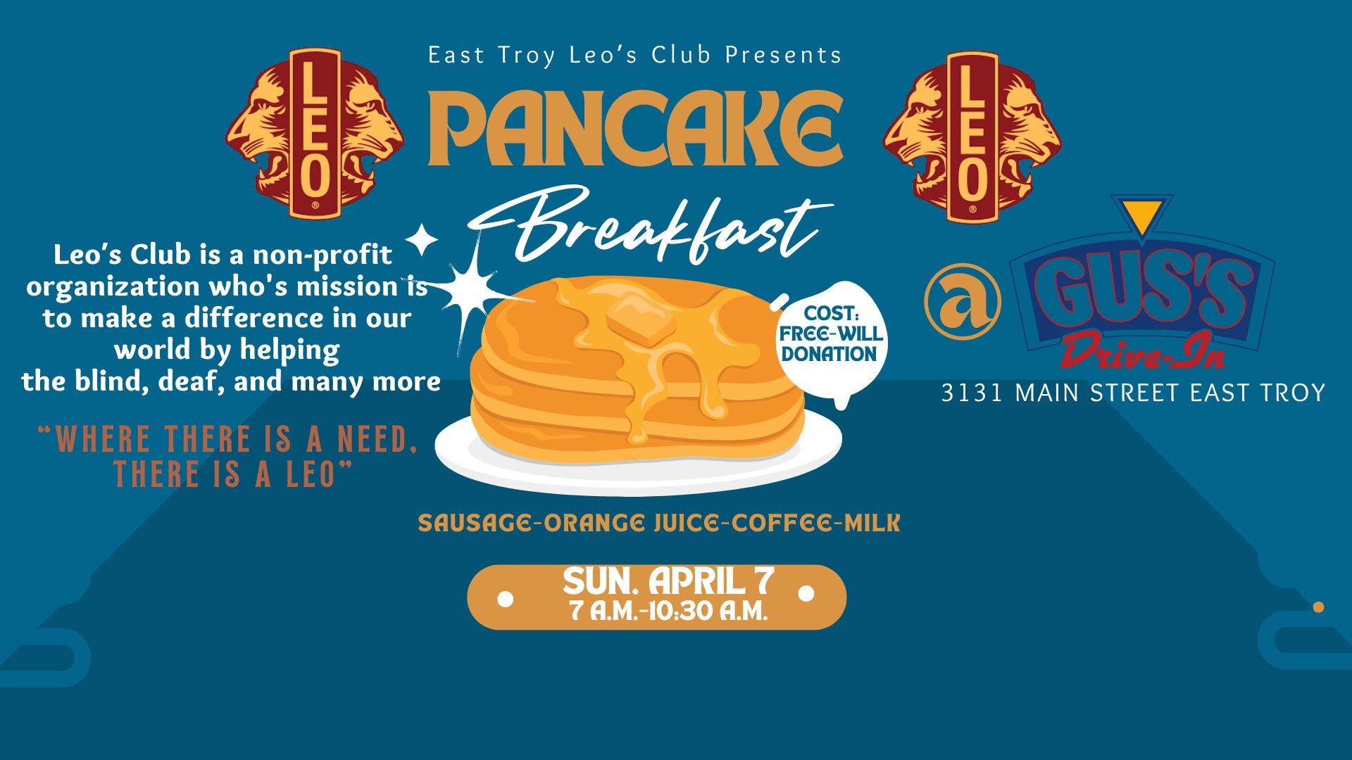 Leo's Pancake Breakfast