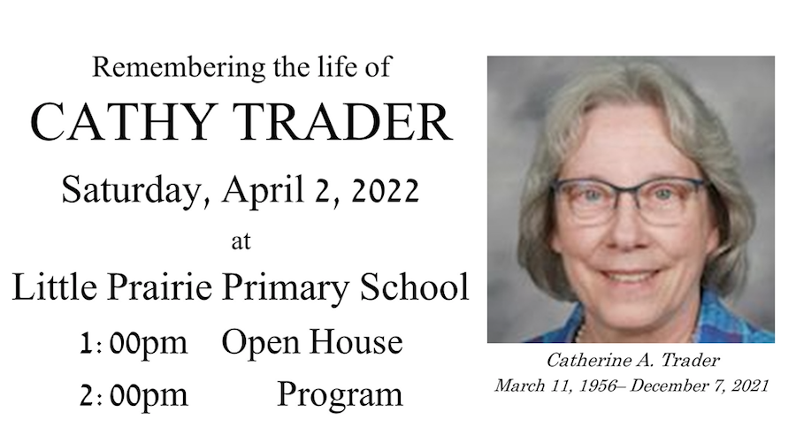 Remembrance of Life : Cathy Trader