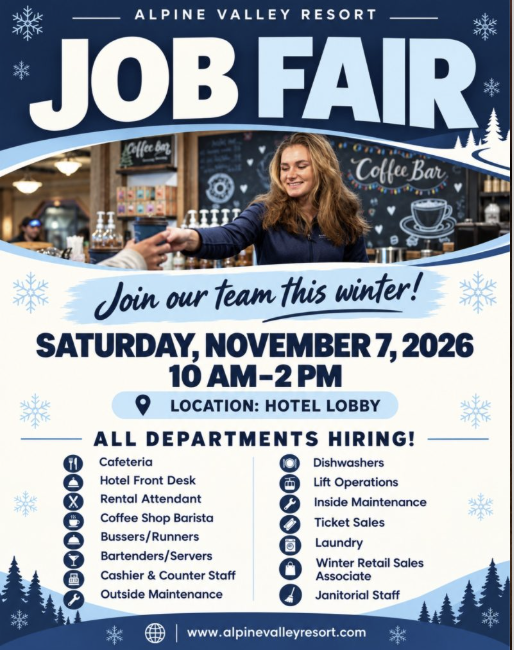 Job Fair Alpine Valley