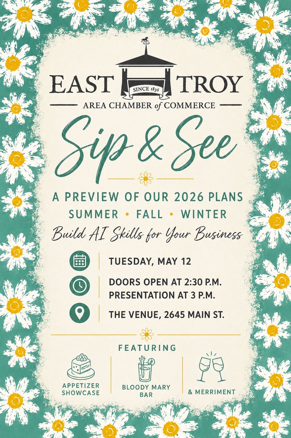 East Troy Chamber Sip & See 2026