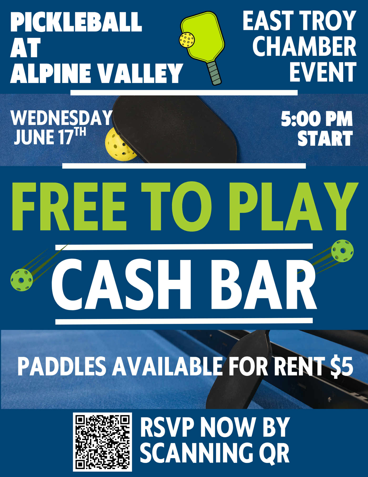 Pickleball, Fresh Air & Fun at Alpine Valley