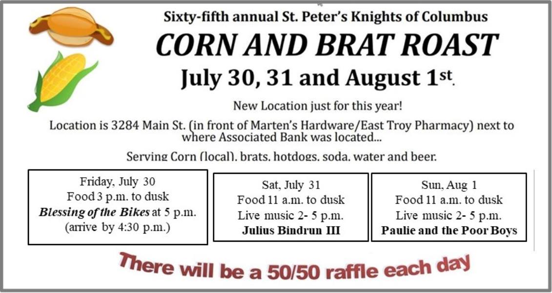 Knights of Columbus Corn & Brat Roast