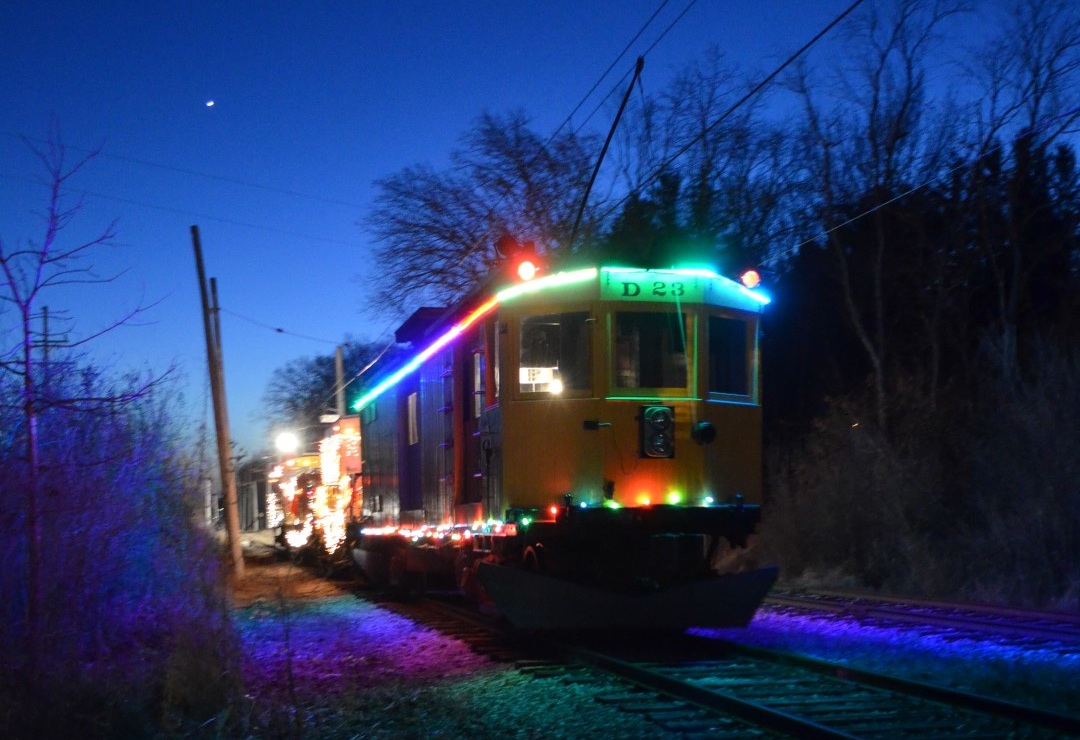 East Troy Electric Railroad Santa Parade Train