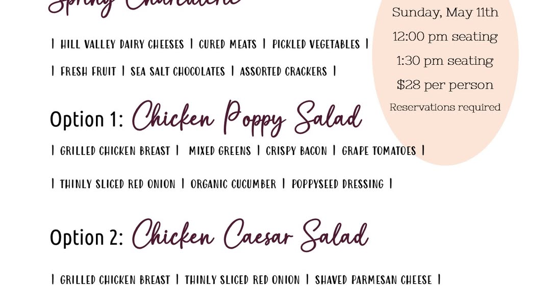 Mother’s Day Luncheon
