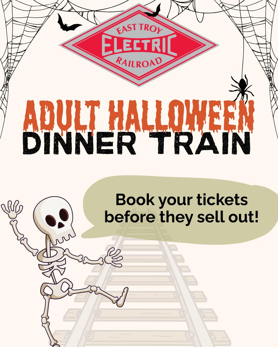 Adult Halloween Dinner Train