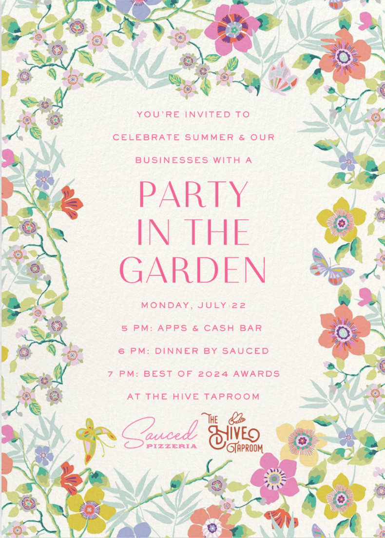 Toast the Best in Biz & Party in the Garden