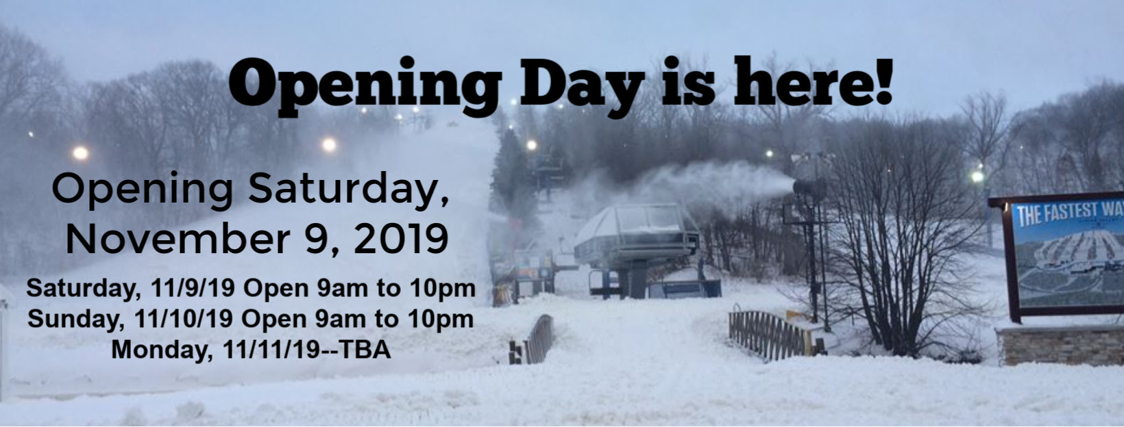 Alpine Valley Resort Opening Day