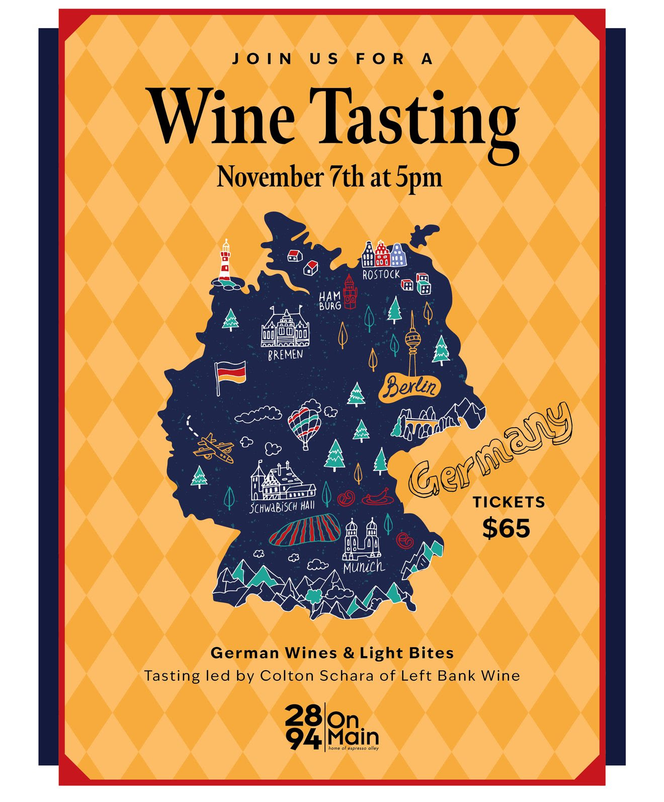 Wine Tasting at 2894 on Main